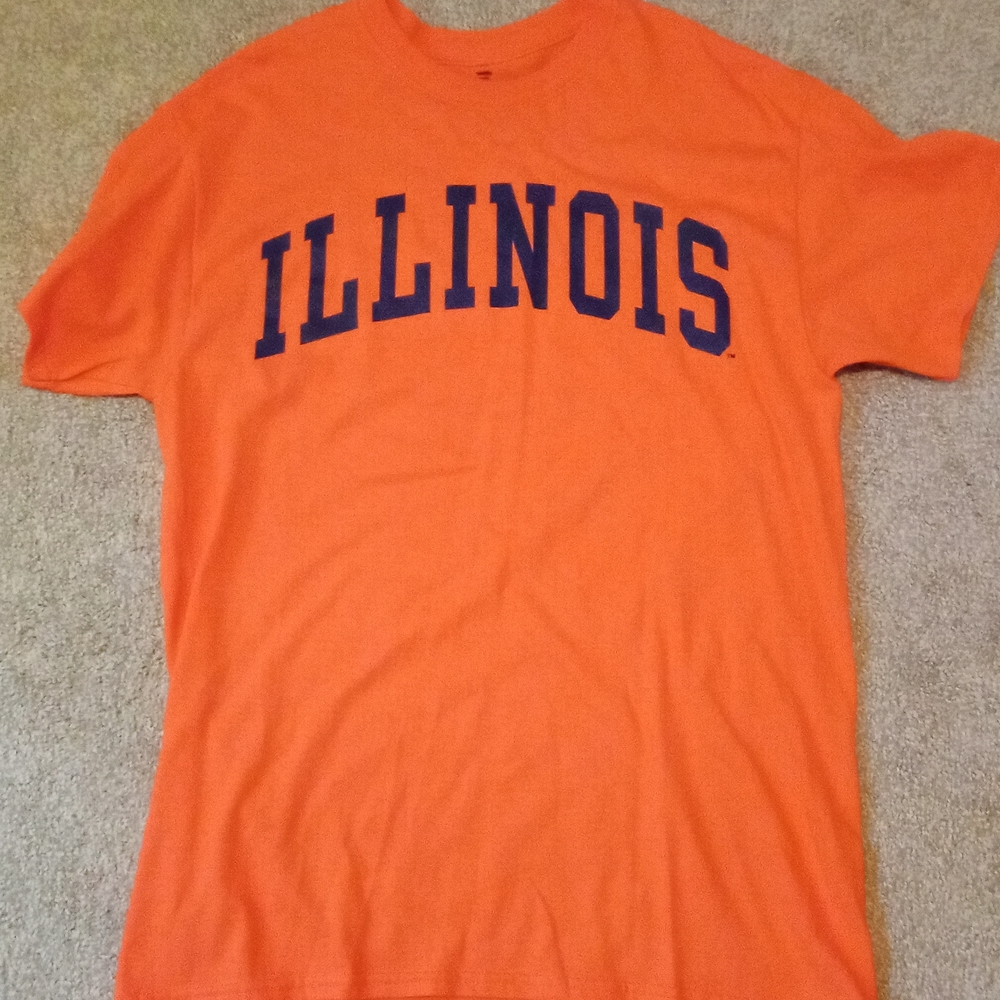 Fanatics University of Illinois Illini orange t-shirt Medium